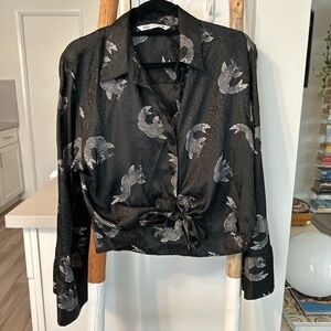 Cool Zara Japanese inspired blouse